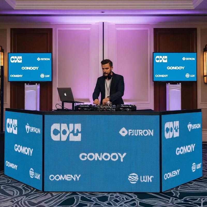 LED DJ Booth Rental Las Vegas