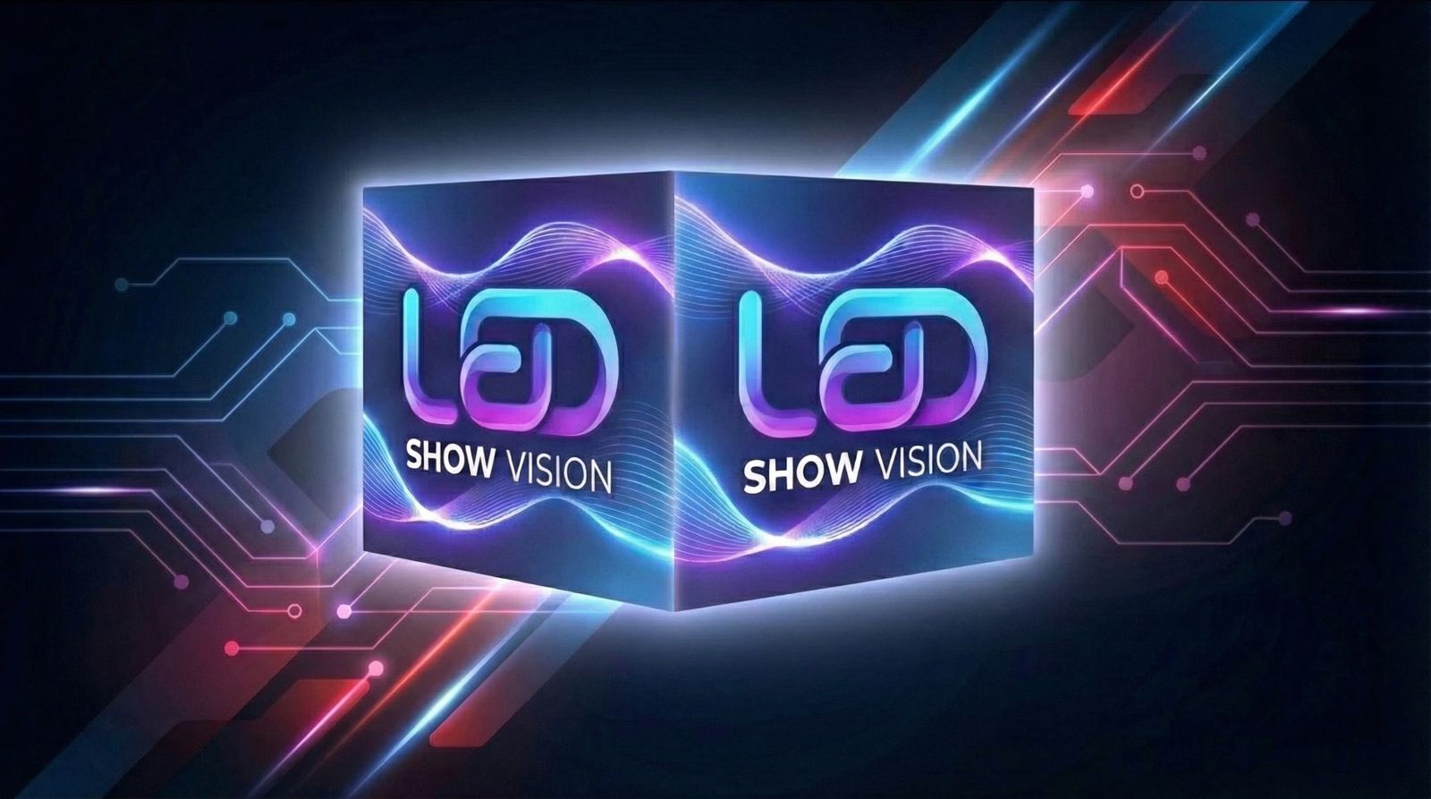 LED Show Vision Custom 3D GoGo Box Cube Neon Design