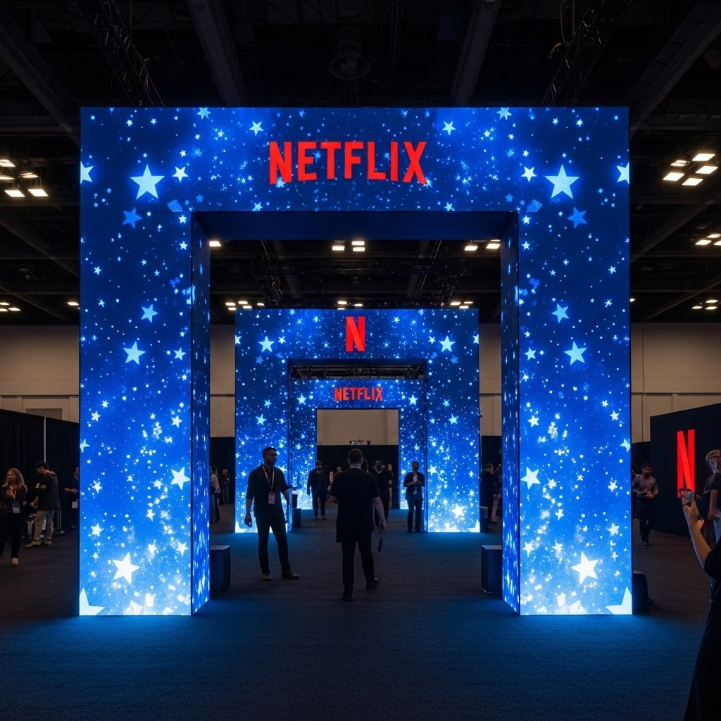 Large Video Wall Archways