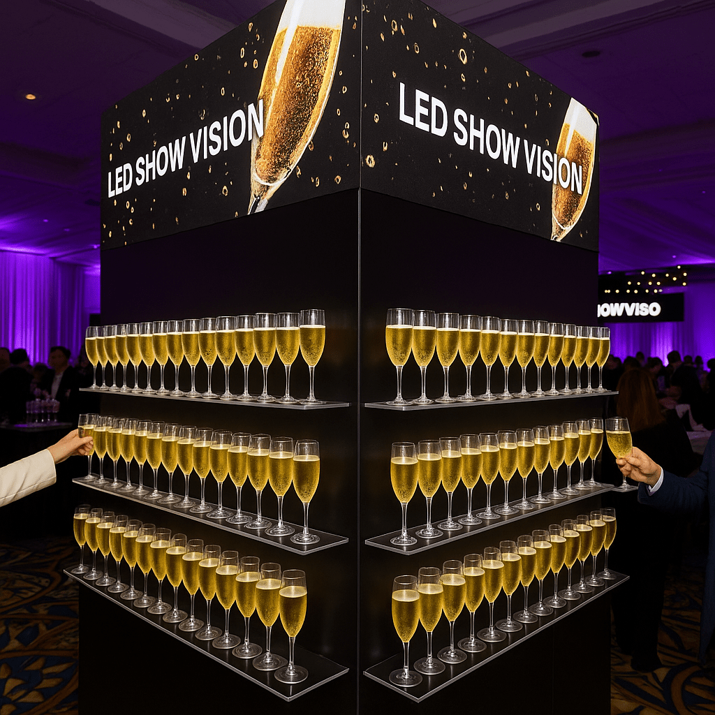 Partial Video Wall Cube