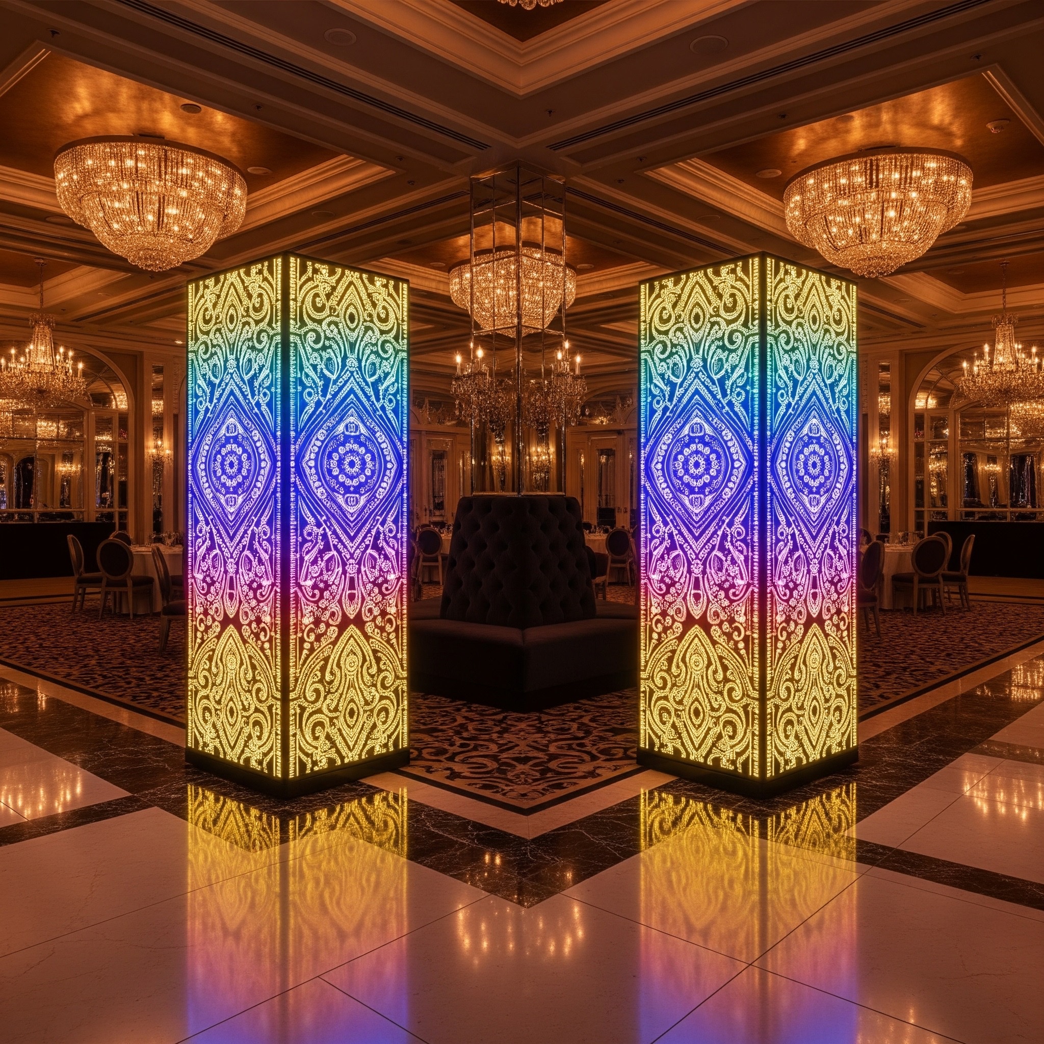 LED Column Rental Las Vegas