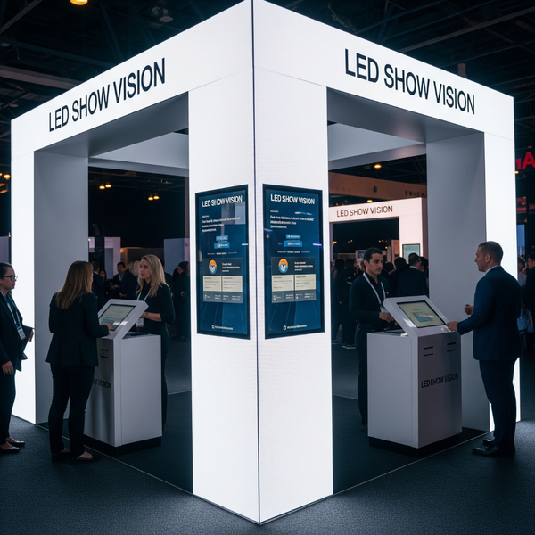 LED Exhibition Pavilion Rental Las Vegas - Trade Show Booth LED Display Integration for Corporate Branding