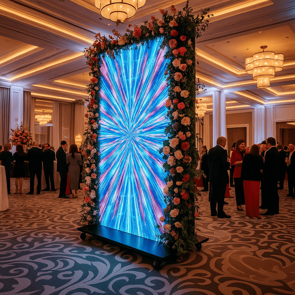 Floral Mobile Video Wall