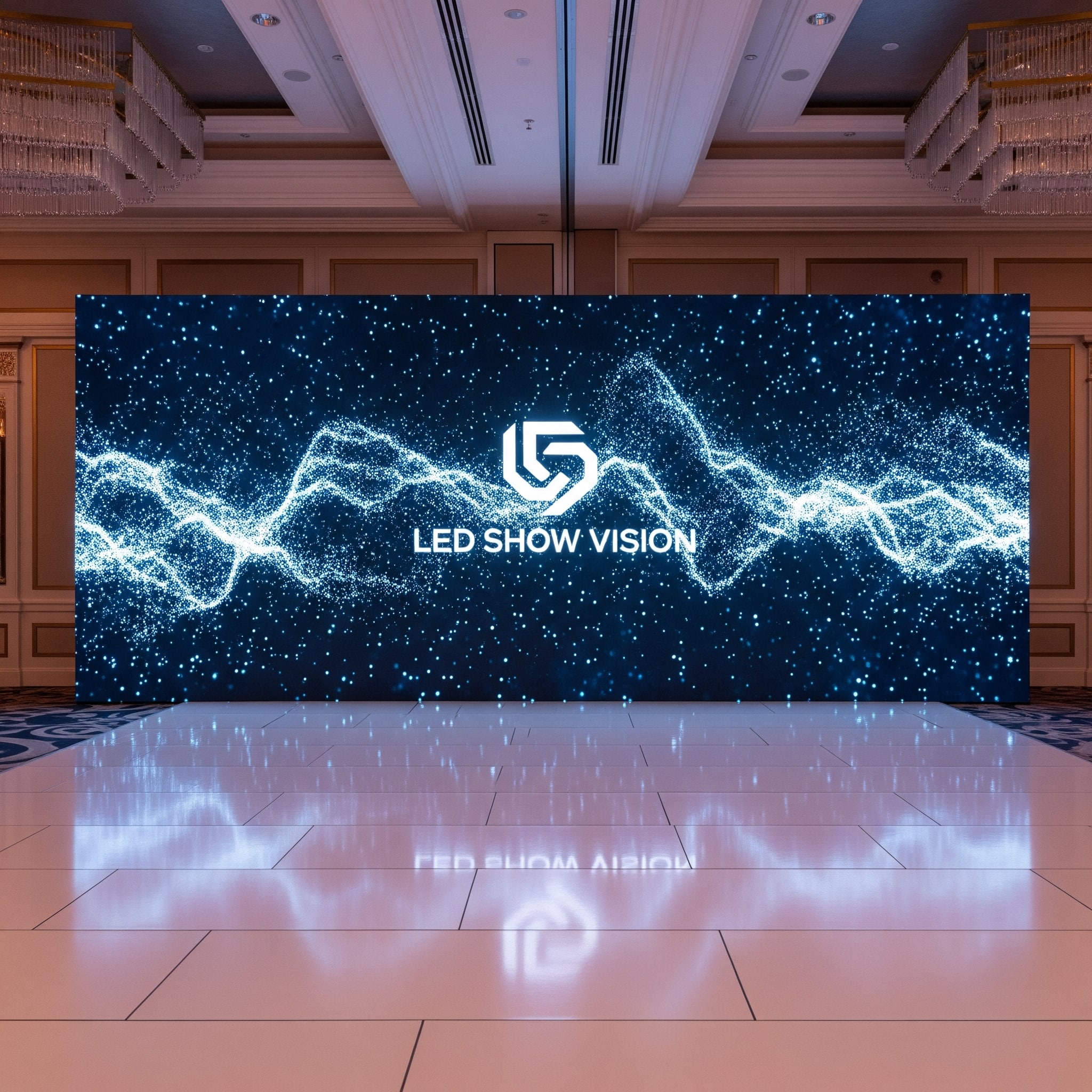 LED Video Walls Rental Las Vegas - HD P1.8 Ground Supported LED Video Wall Displays for Conferences Corporate Events Trade Shows