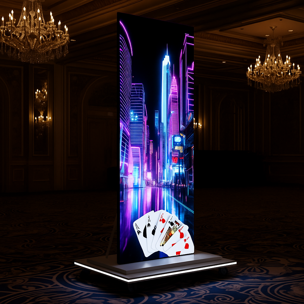 Mobile LED Wall Rental Vegas - Premium Casino Style LED Display Tower Professional Event Technology