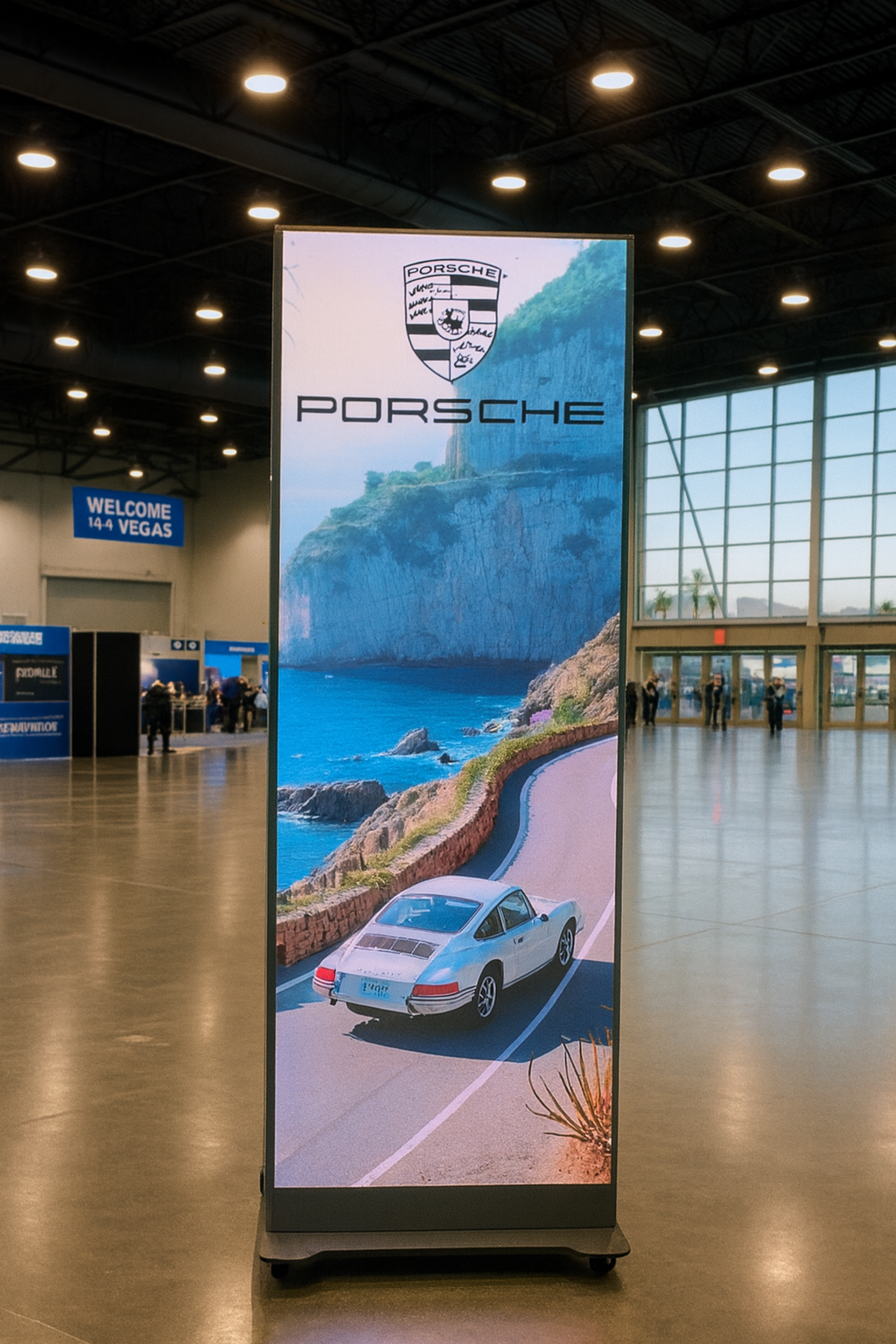 Mobile LED Wall Rental Vegas - Porsche Display
