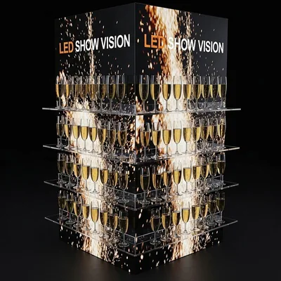 Champagne Serving Video Tower Las Vegas