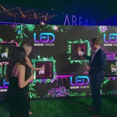 LED Champagne Service Wall Las Vegas