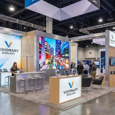 Trade Show Video Wall Booth Las Vegas